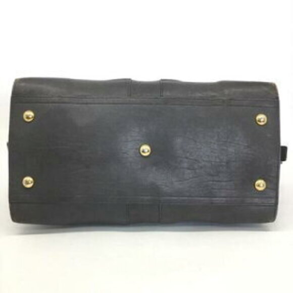 Saint Laurent Cabas Yves Chyc tote bag in Gray leather - Picture 12 of 15